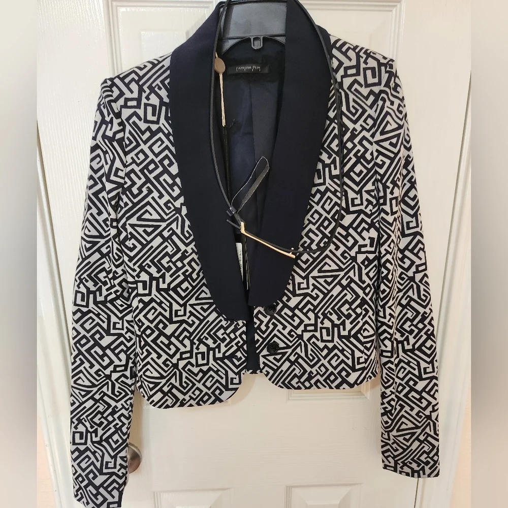 Patrizia Pepe Blue Blazer Single Breasted Long Sleeve M